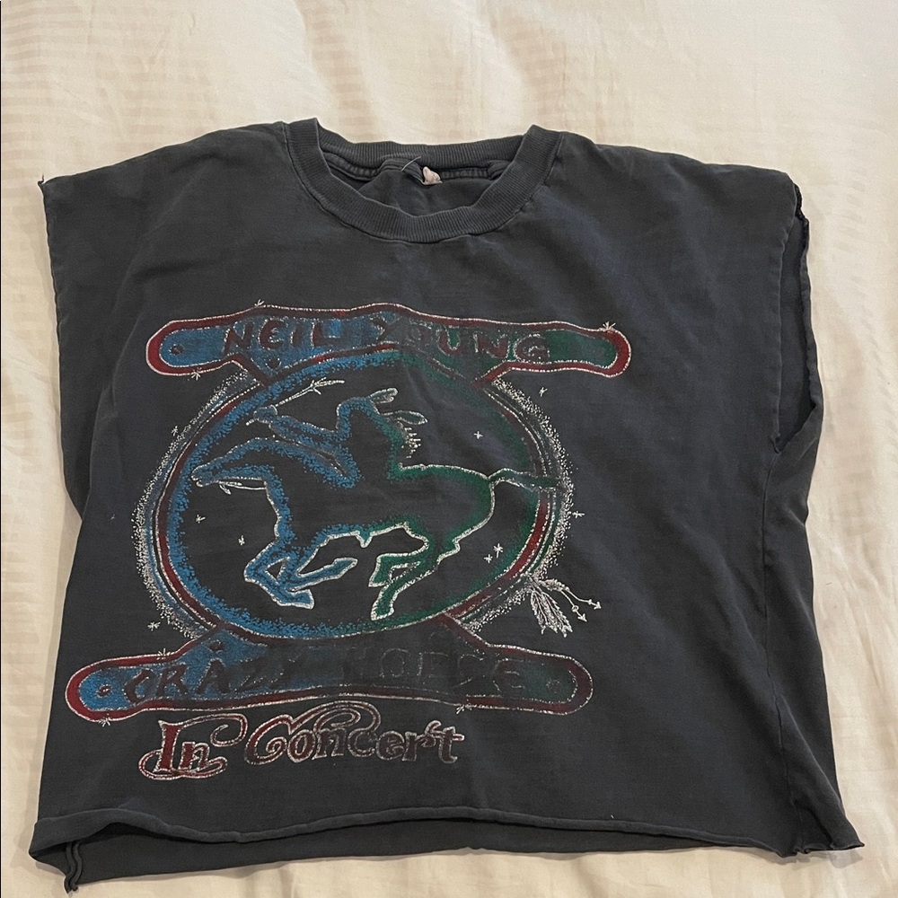 Vintage Graphic Tee - Black